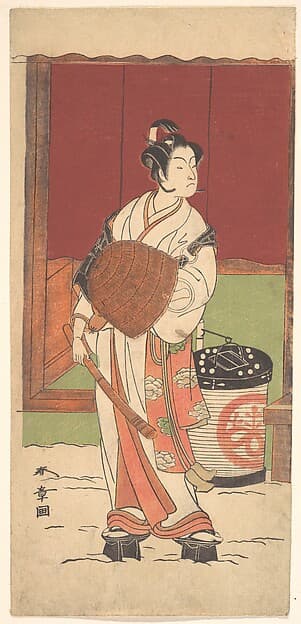 The Actor Ichikawa Monosuke II in the Role of Daito-no-miya Disguised as a Komuso