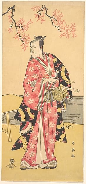 The Actor Ichikawa Monosuke II as Chivalrous Commoner