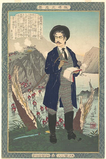 Portrait of Fukuchi Gen'ichiro (1843–?)