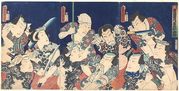 Utagawa's Lifetime Masterpiece, from the Japanese version of the Shuihu Zhuan