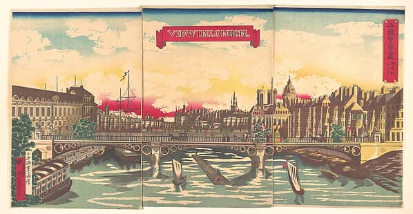 Kak'koku han e sukushi Igirisu Rondon|"View in London," the Prosperity of Countries: London, England