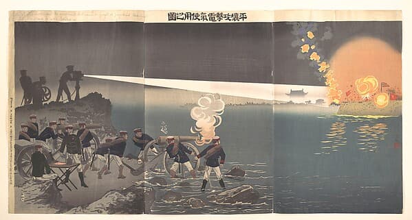 Use of Electricity during the Siege of Pyongyang