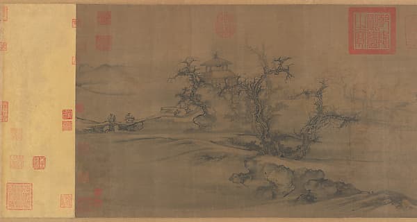 北宋 郭熙 樹色平遠圖 卷 |Old Trees, Level Distance