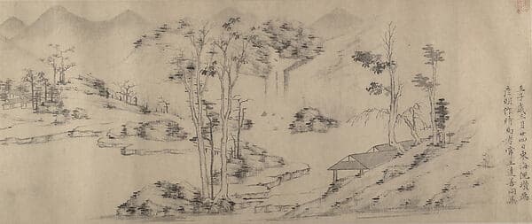 River Landscape with Thirteen Inscriptions