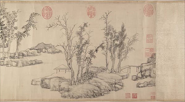 明 文徵明 東林避暑圖 卷 |Summer retreat in the eastern grove