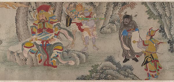 明 鄭重 搜山圖 卷|Searching the Mountains for Demons