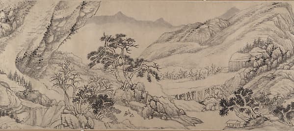 清 柳堉 山水圖 卷|Traveling Amid Streams and Mountains