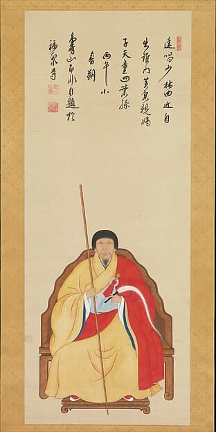 Portrait of the Ōbaku Zen Monk Jifei Ruyi (Sokuhi Nyoitsu)