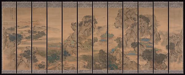 清 袁江 九成宮圖 屏|The Palace of Nine Perfections