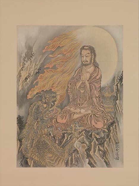釈迦降魔図|Shakyamuni Subjugating Demons
