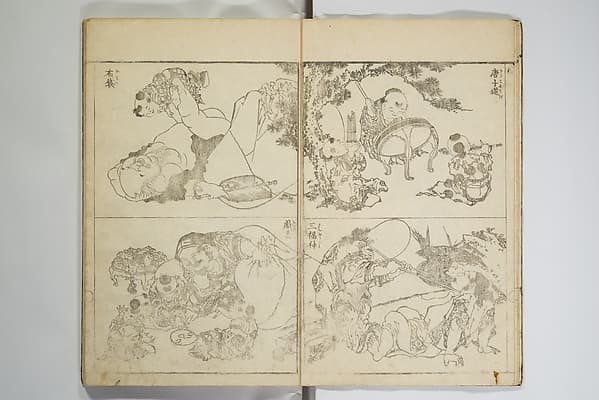 Picture Album Transmitting the Spirit: The Hokusai Drawing Style (Denshin gafu Hokusai gashiki)