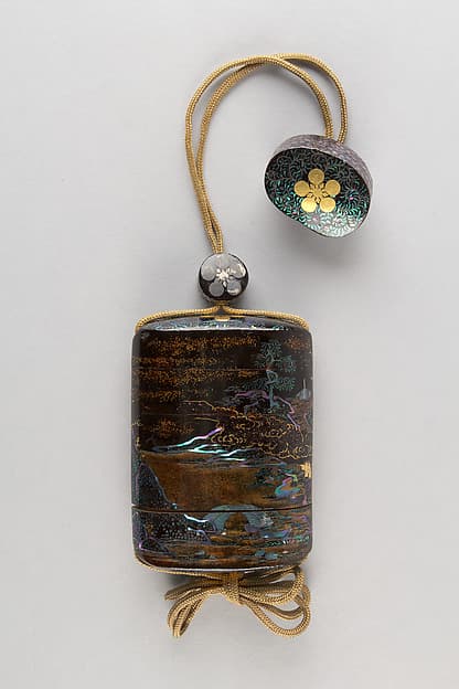 Case (Inrō) with Chinese-Style Landscape