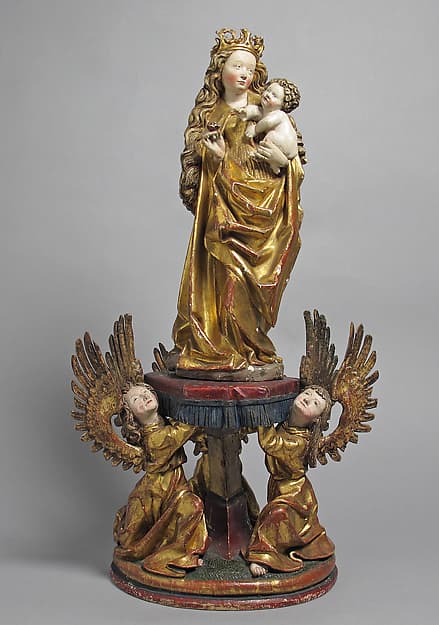 Virgin and Child Supported by Angels