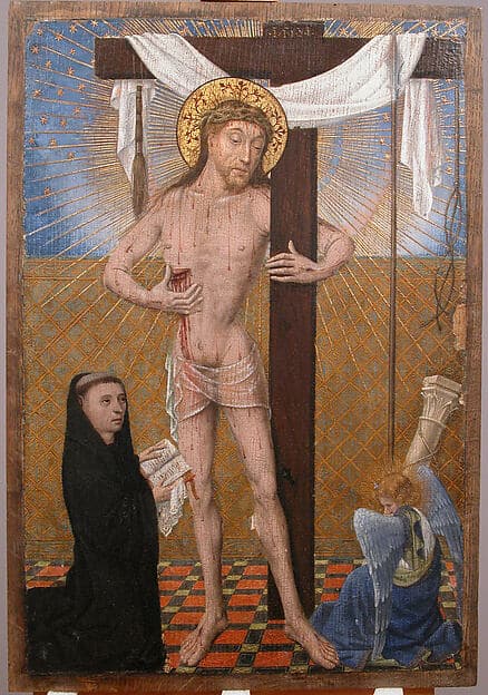 Man of Sorrows with Kneeling Donor