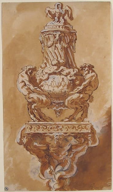 Design for a Vase and Supporting Console