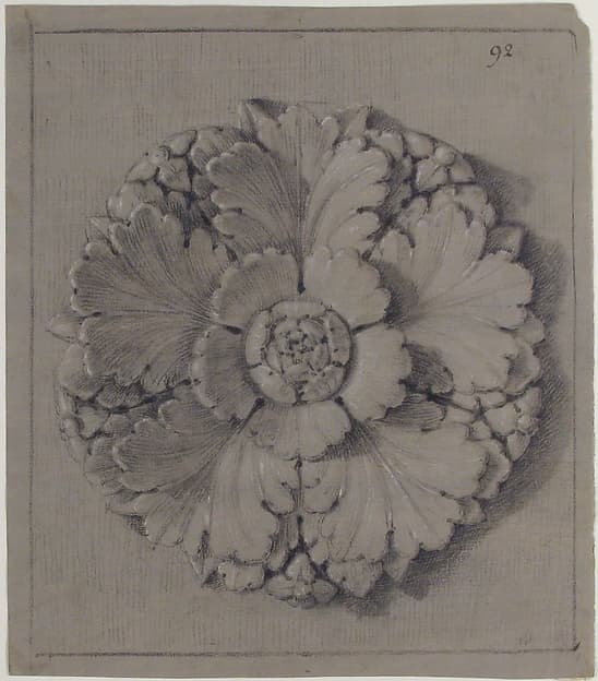 Design for a Rosette Relief
