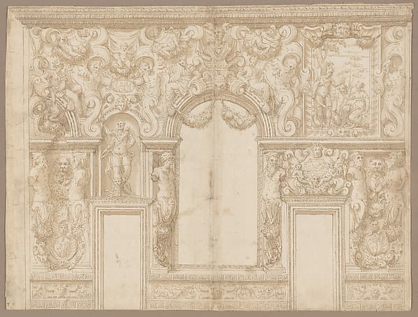 Design for the Decoration of a Palace Wall (Veronese Palazzo?)