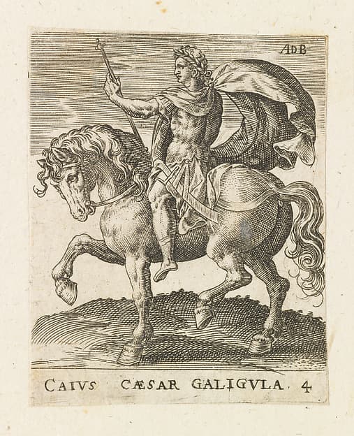 Caius Caesar Galigula, from "Twelve Caesars on Horseback"