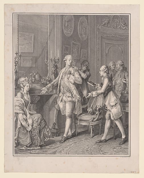 La Grande Toilette (The Patroness), from "Le Monument du Costume"