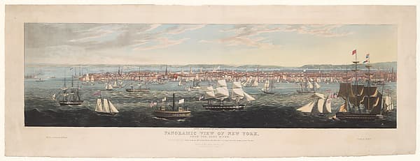 Panoramic View of New York, from the East River