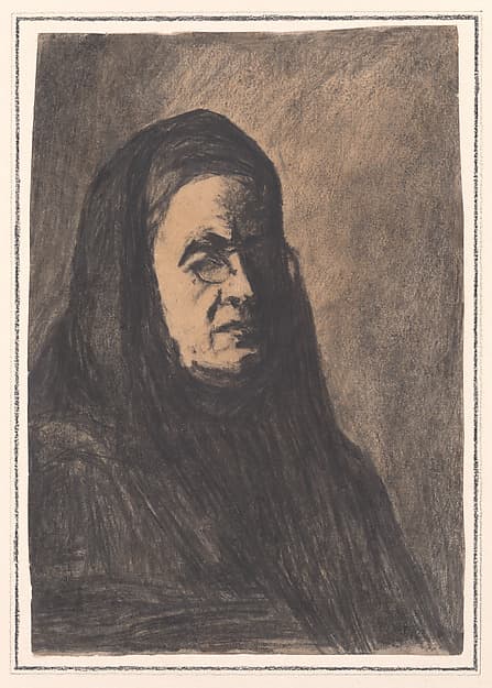 Bust of a Woman Wearing a Pince-nez (Wife of the Artist)