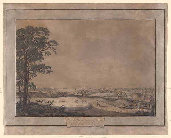View of the City and Harbour of New York taken from Mount Pitt, the Seat of John R. Livingston, Esq.