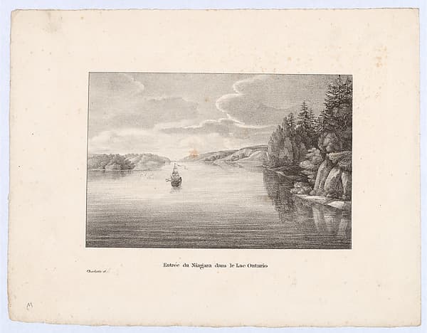 Entrée du Niagara dans le Lac Ontario