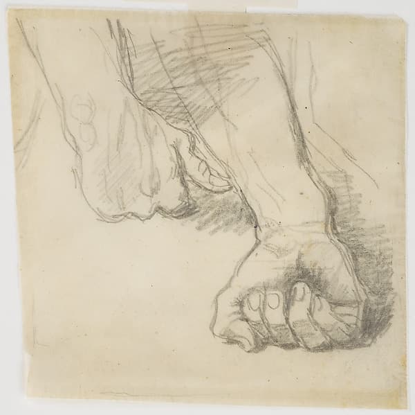 Study of Hands for "Christ Among the Doctors"