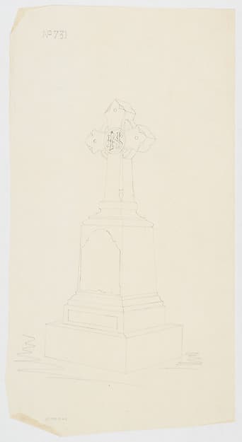 Grave Monument with Cross, No. 731