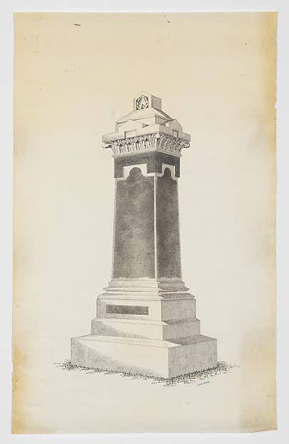 Pillar Grave Monument with Leafy Capital, No. 1538