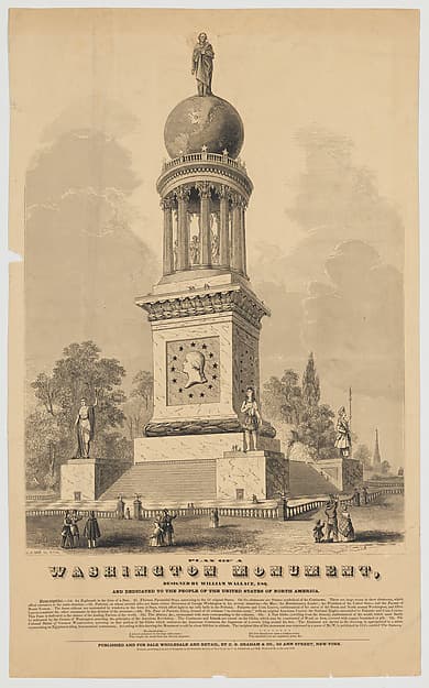 Plan of a Washington Monument