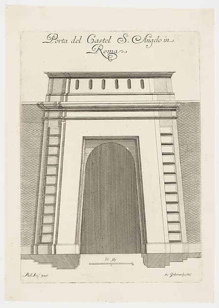 Porta del Castel S. Angelo in Roma