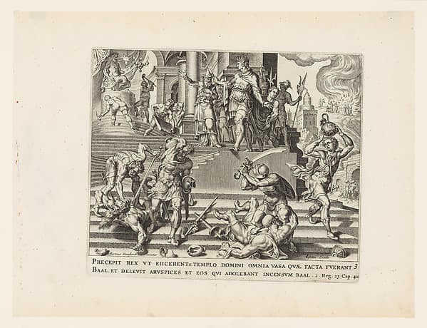 The Destruction of the Temple of Baal and the Slaughter of His Priests