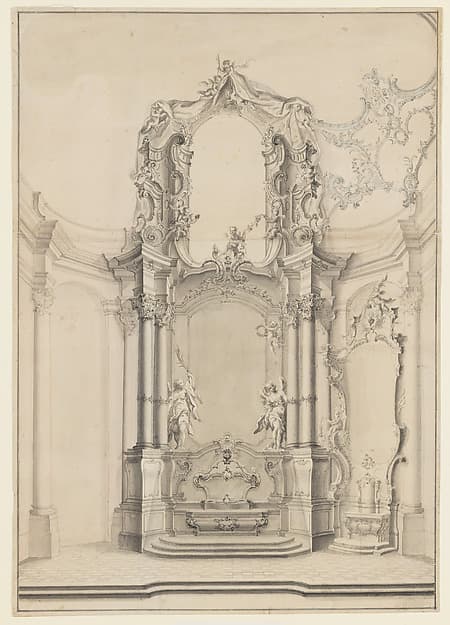 Design for the Transeptal Altars in the Klosterkirche Zwiefalten