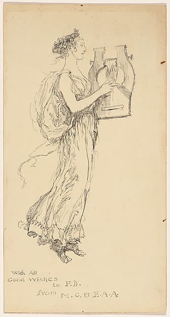 Woman with a Harp