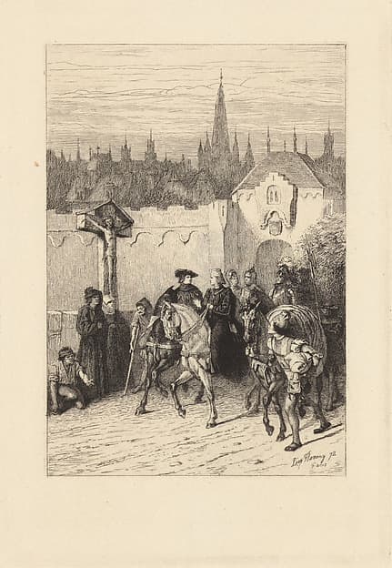 Le Mariage Imprévu, plate 2 from "The Decameron"