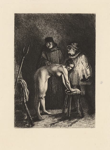 La Jument du Compere Pierre, plate 9 from "The Decameron"