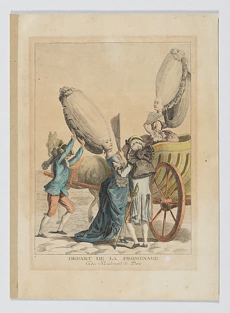 Depart de la Promenade, Des Boulevard de Paris