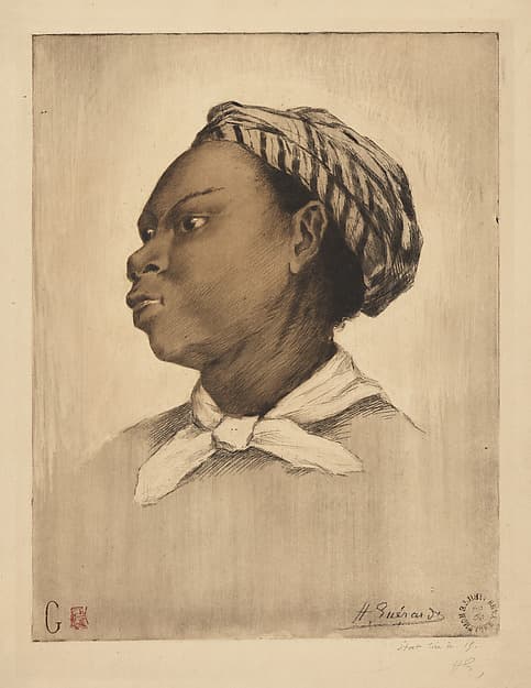 Une Negress d'après Eva Gonzalès (A Negress, after Eva Gonzalès)
