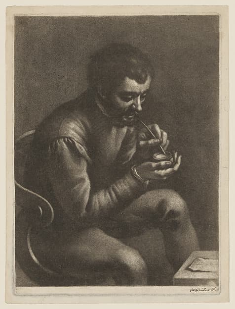 Draughtsman with an Ink-Pot and a Pen