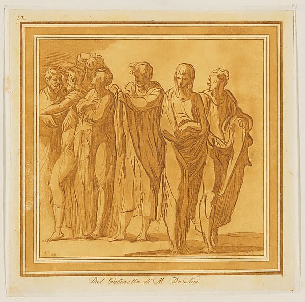Six Apostles Looking Backwards, from Prove di Vari Rami Inediti [...]