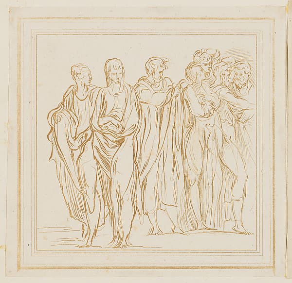 Six Apostles Looking Backwards, from Prove di Vari Rami Inediti [...]