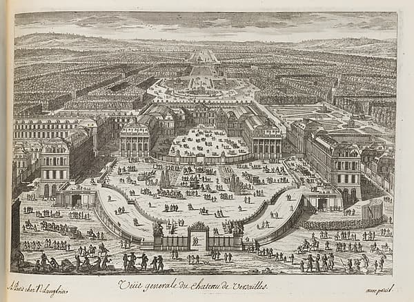 Veüe generale du chateau de Versailles