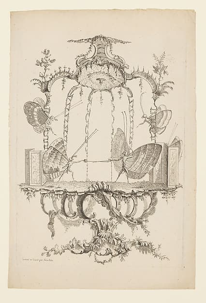 The Duel (Le Duel), from Essai de Papilloneries Humaines par Saint Aubin