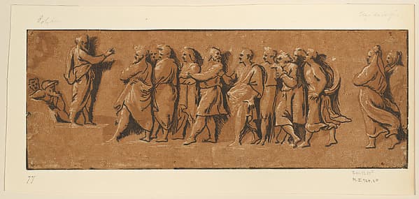 Saint Peter preaching to the Apostles
