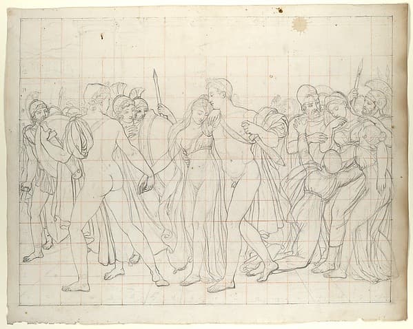 Composition Study for "Castor and Pollux Freeing Helen"