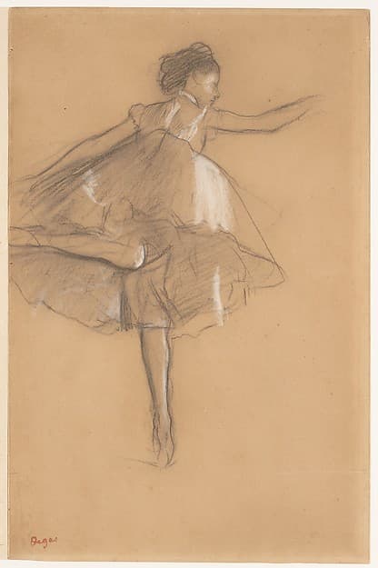 Dancer on pointe