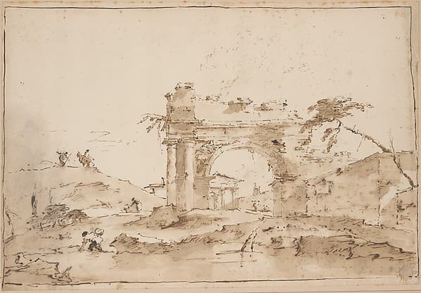 Capriccio with Roman Ruins