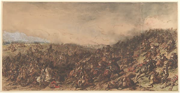 Battle Scene (Waterloo)