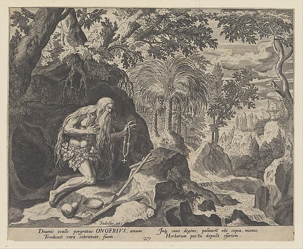 Onofrius, from the series Solitudo Sive Vitae Patrum Eremicolarum